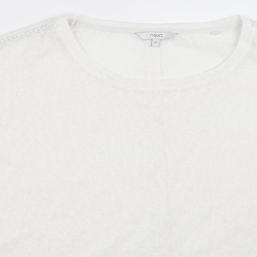 NEXT Womens White   Pullover Jumper Size 18
