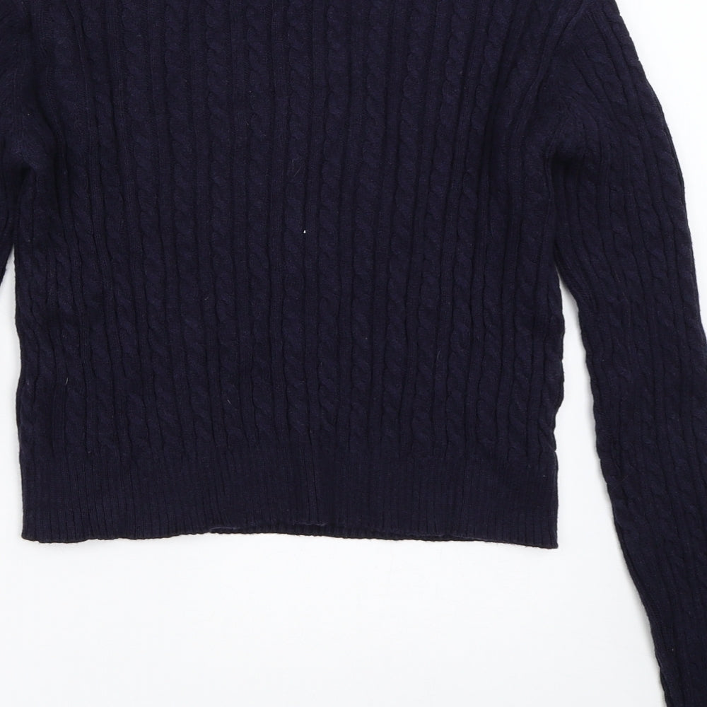 Pull&Bear Womens Blue   Pullover Jumper Size M