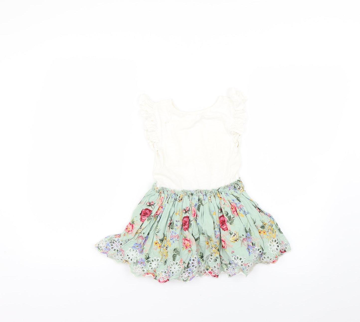 NEXT Girls Multicoloured Floral  Fit & Flare  Size 3 Years