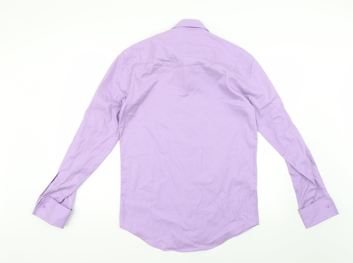 the city collection Mens Purple    Dress Shirt Size 37