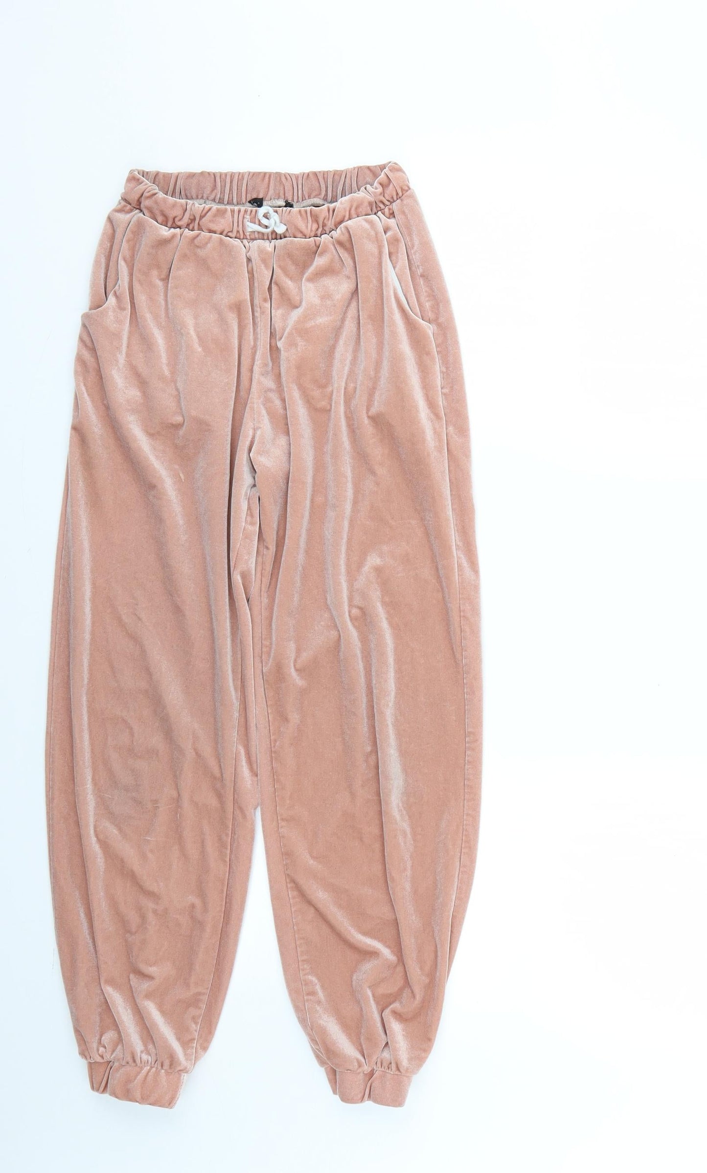 Preworn Womens Pink   Jogger Trousers Size 6 L22 in