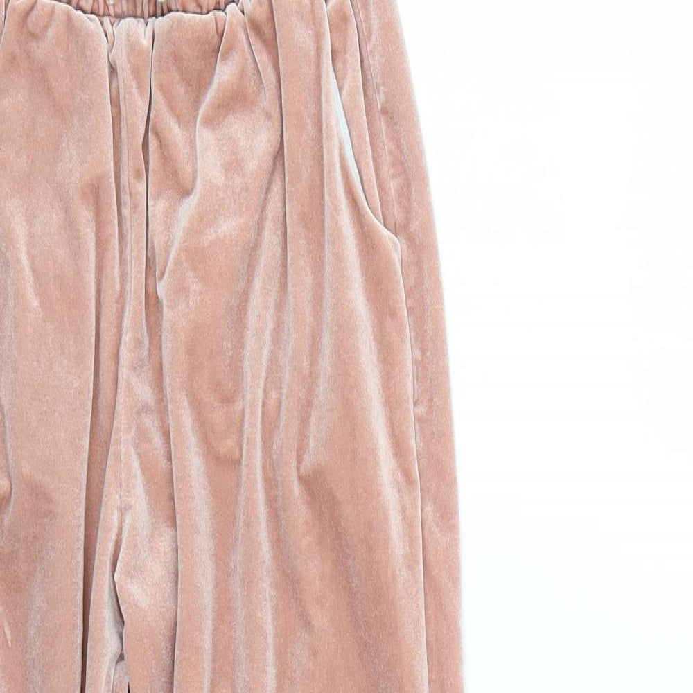 Preworn Womens Pink   Jogger Trousers Size 6 L22 in