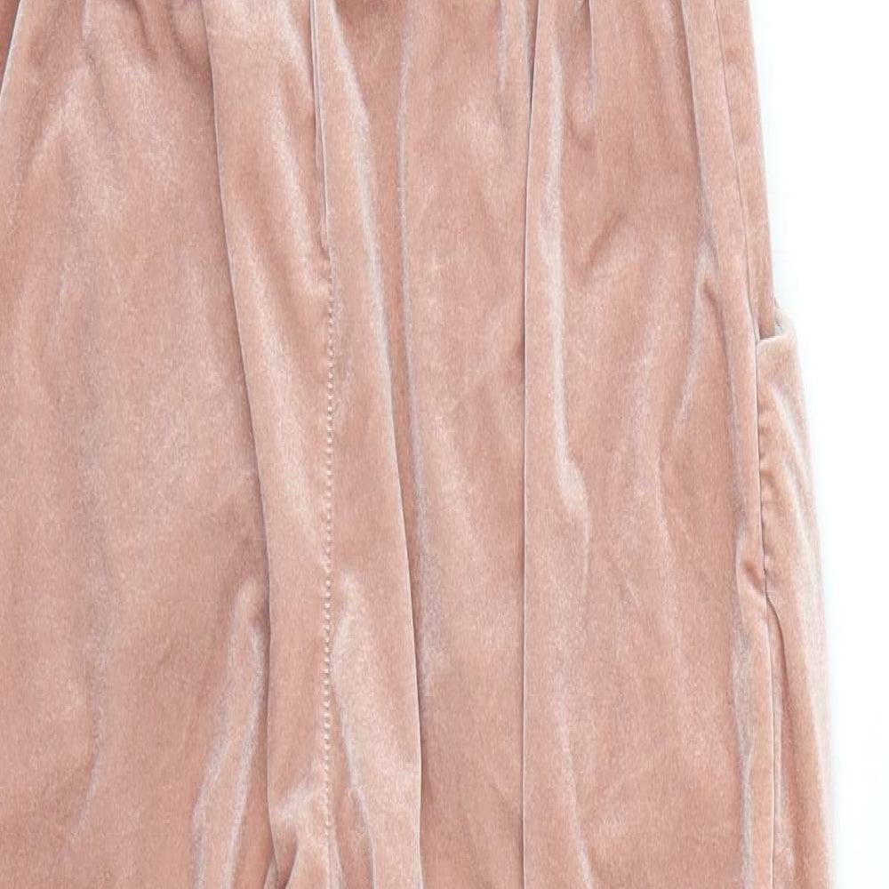 Preworn Womens Pink   Jogger Trousers Size 6 L22 in