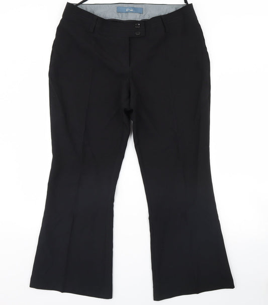 Evie Womens Black   Dress Pants Trousers Size 16 L31 in