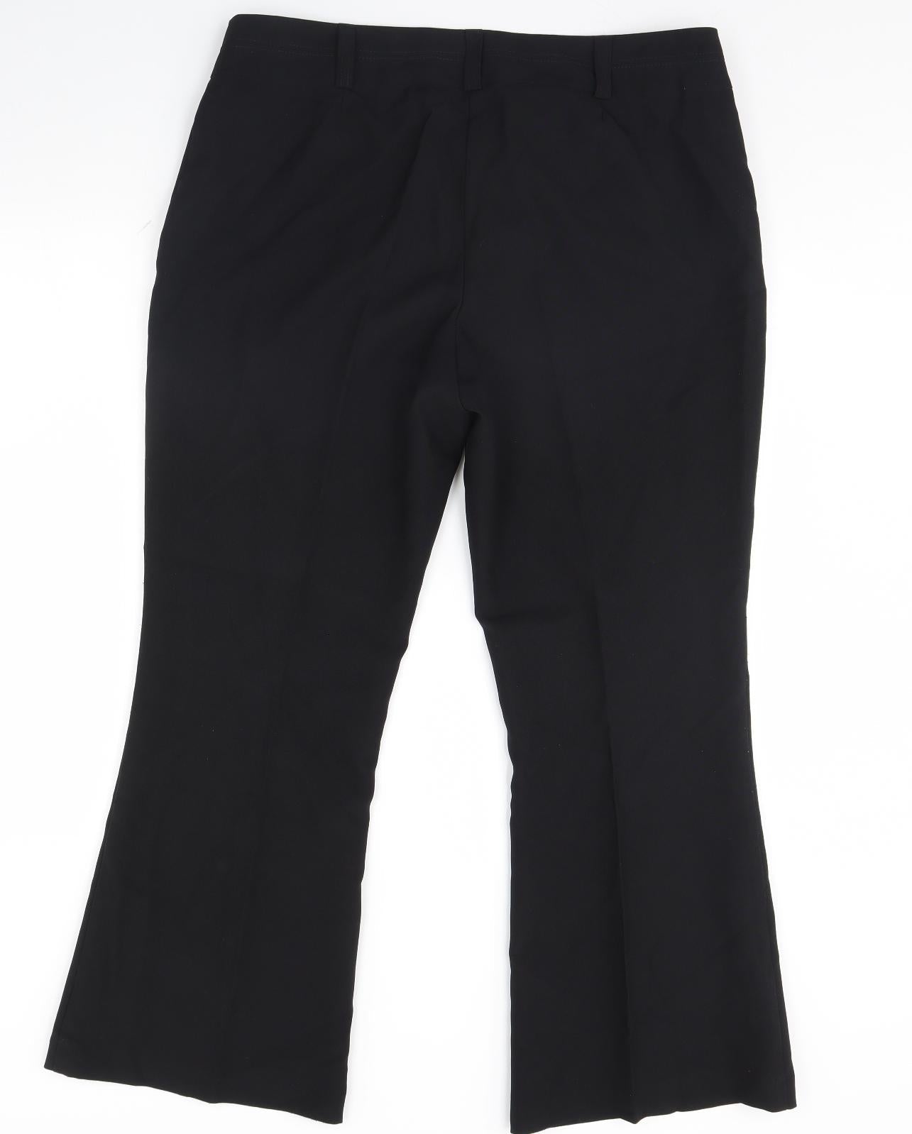 Evie Womens Black   Dress Pants Trousers Size 16 L31 in