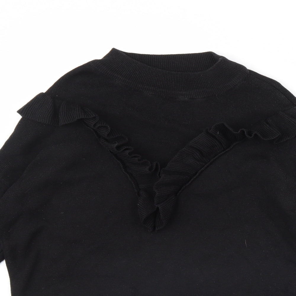 New Look Womens Black   Pullover Jumper Size L