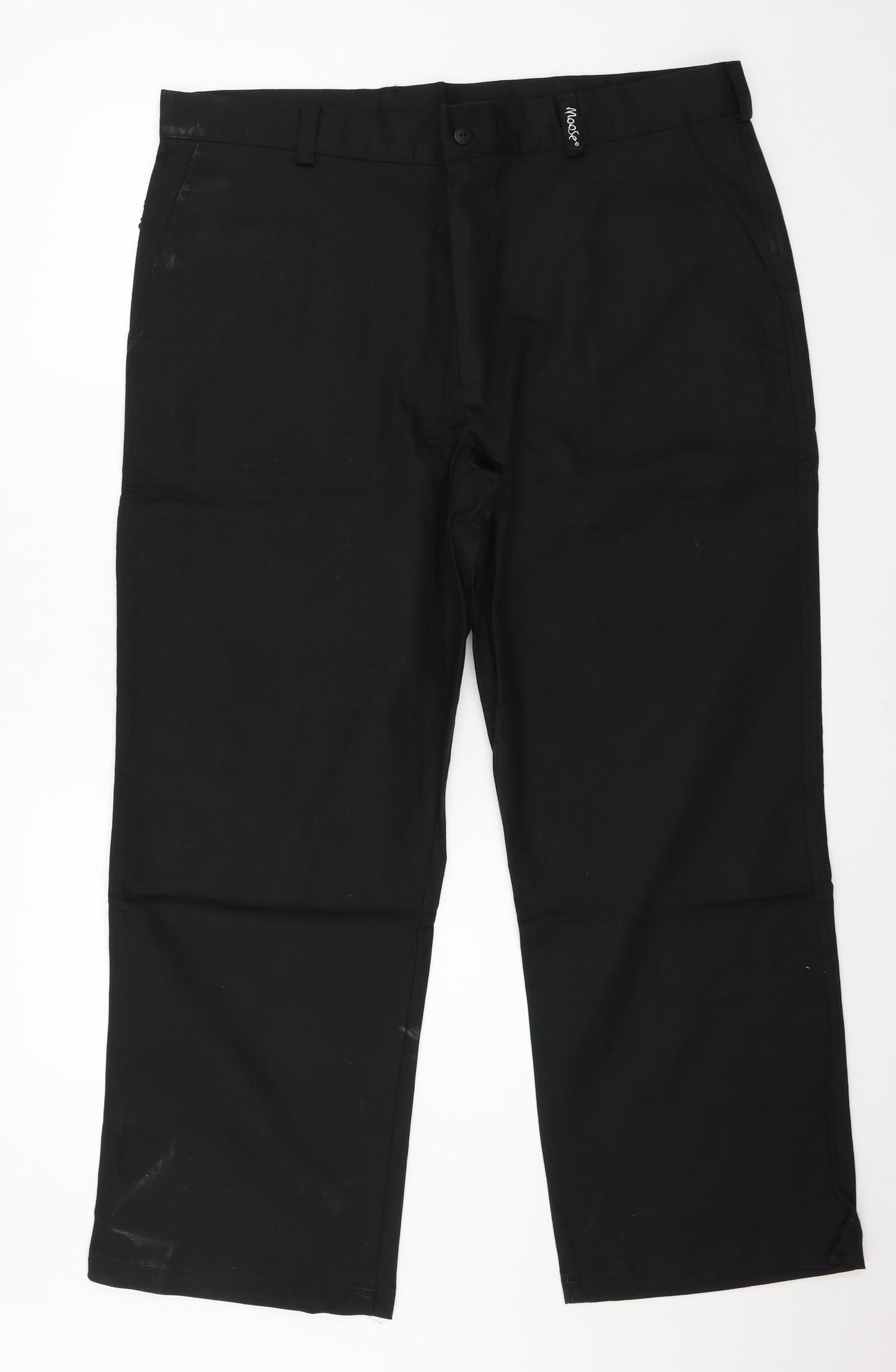 Moose Womens Black   Trousers  Size 40 in L28 in