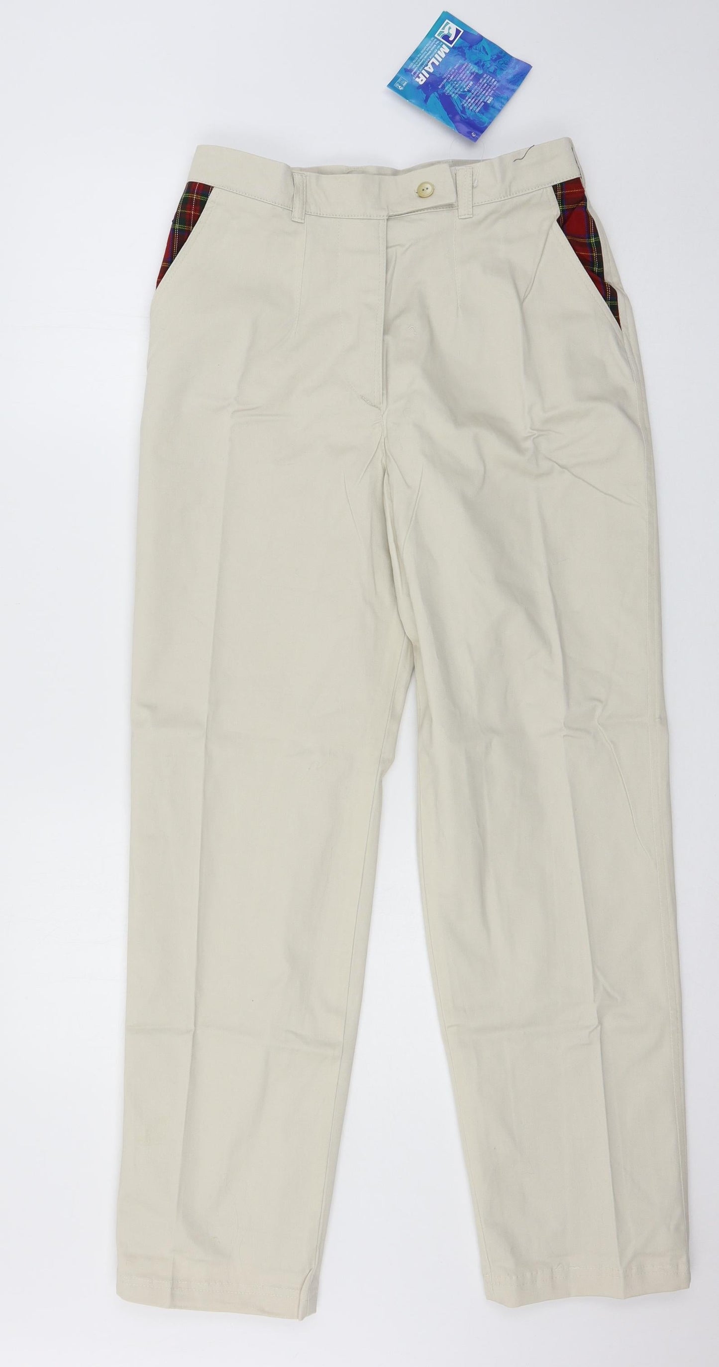 Moose Womens Ivory   Trousers  Size 30 in L30 in