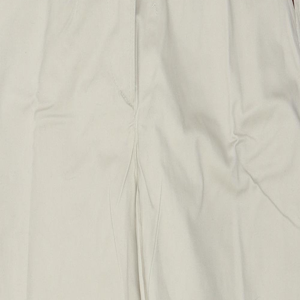 Moose Womens Ivory   Trousers  Size 30 in L30 in