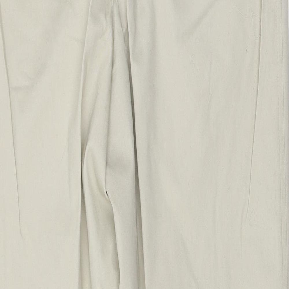 Moose Womens Ivory   Trousers  Size 30 in L30 in