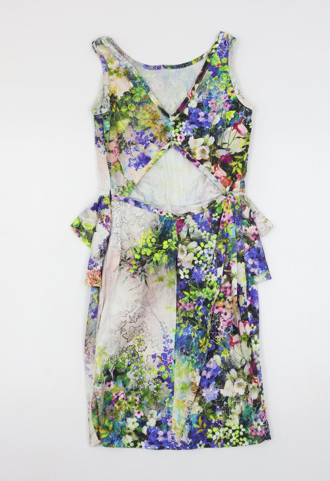 River Island Womens Multicoloured Floral  Bodycon  Size 8
