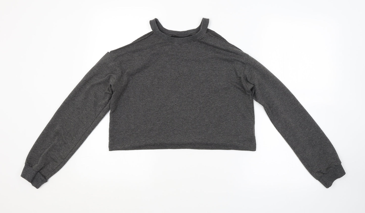 Preworn Womens Grey   Pullover Sweatshirt Size S