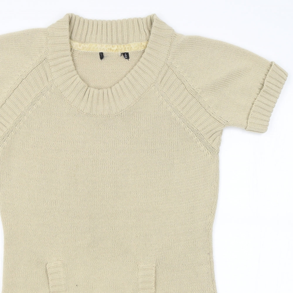 Preworn Womens Beige   Pullover Jumper Size 10
