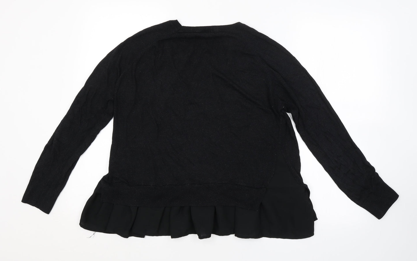 Topshop Womens Black   Pullover Jumper Size 12
