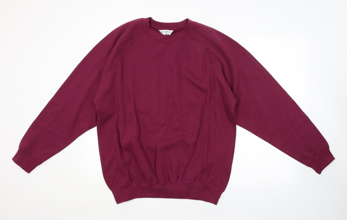 Kustom Kit Mens Purple   Pullover Jumper Size M