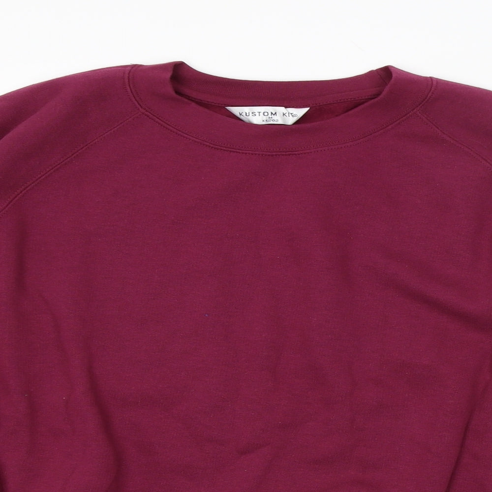 Kustom Kit Mens Purple   Pullover Jumper Size M