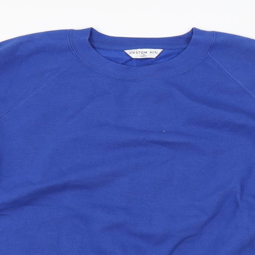 Kustom Kit Mens Blue   Pullover Jumper Size M