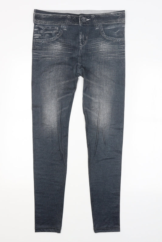 Preworn Womens Blue   Jegging Trousers Size L L28 in