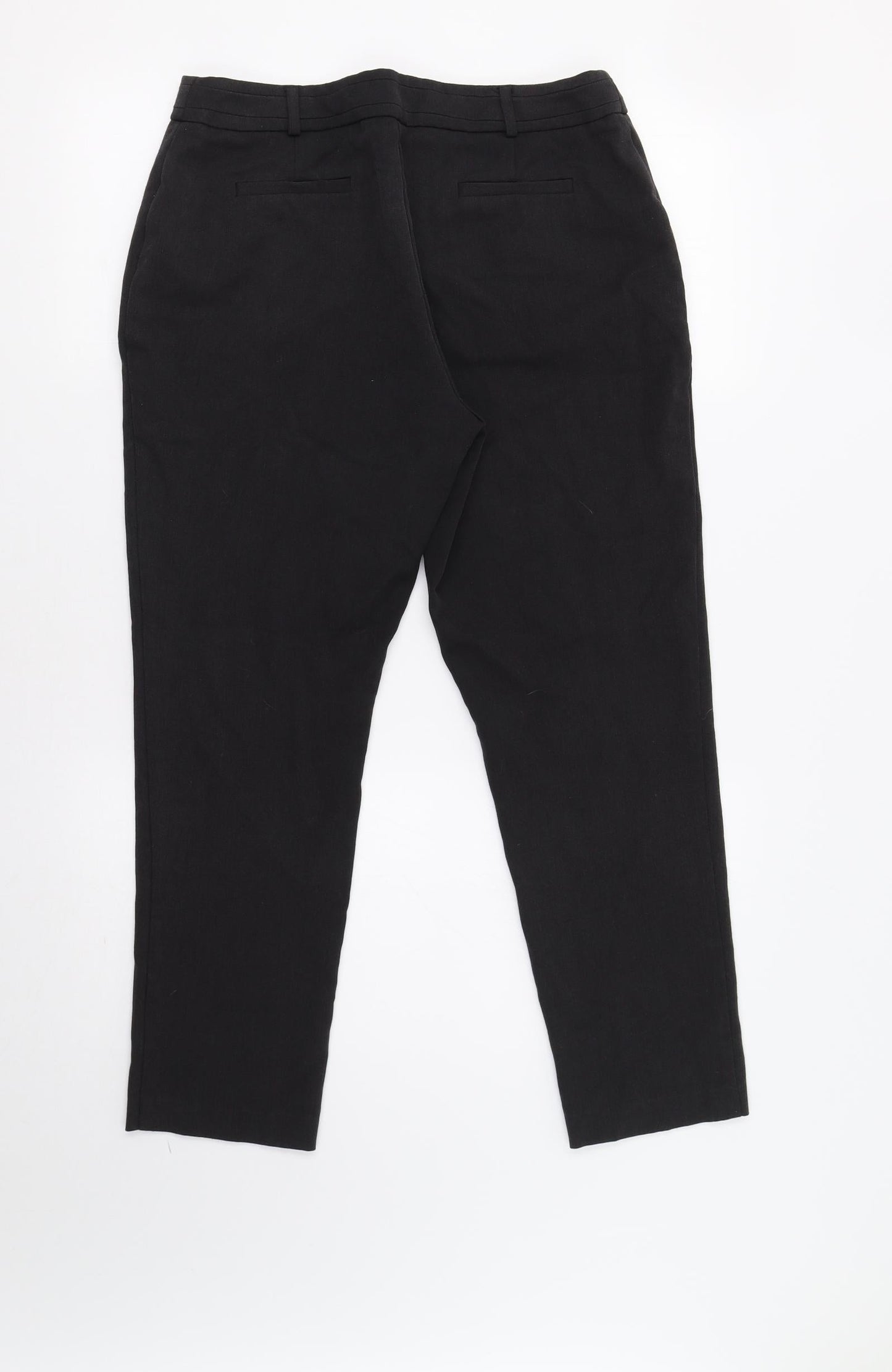 Wallis Womens Black   Dress Pants Trousers Size 12 L26 in