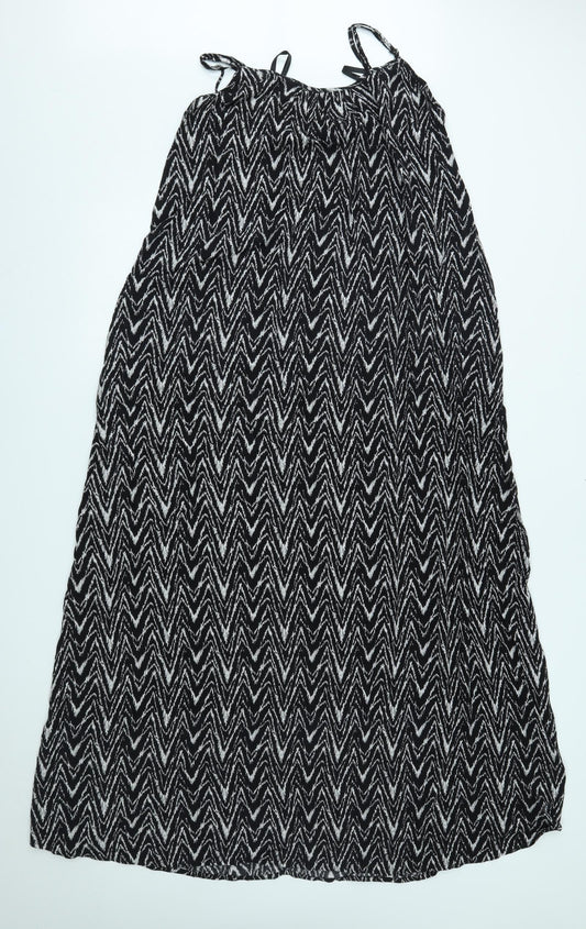 Dorothy Perkins Womens Black   A-Line  Size 14