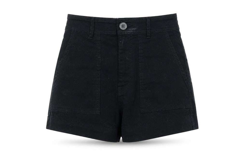 H&M Womens Black   Mom Shorts Size 4