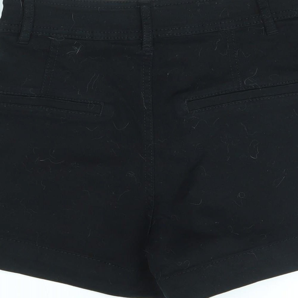 H&M Womens Black   Mom Shorts Size 4