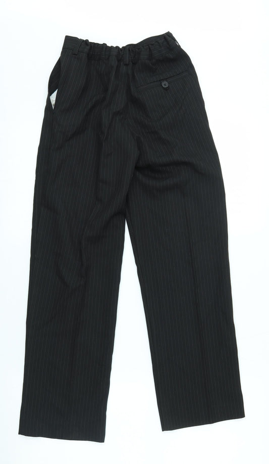 Flipback Boys Black   Chino Trousers Size 11 Years