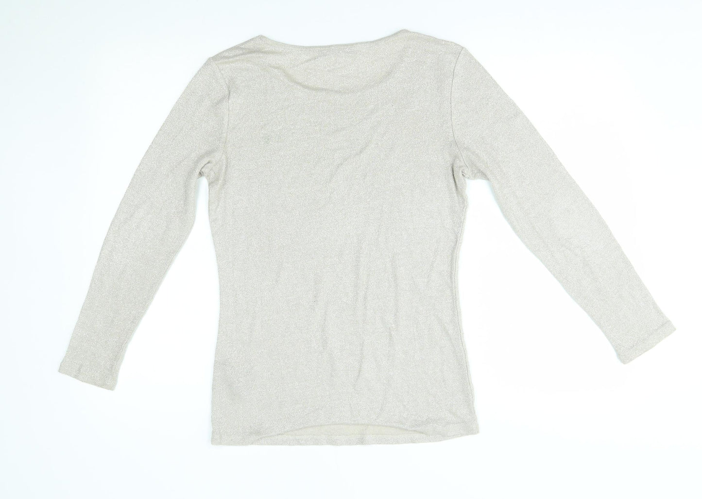 Oui Womens Beige   Pullover Jumper Size 12