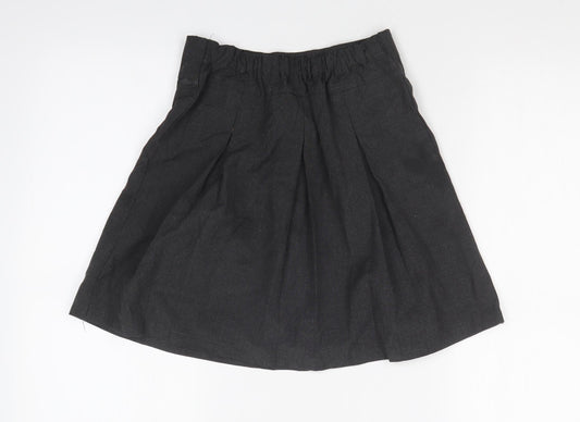 LILY & DAN Girls Grey   Pleated Skirt Size 8-9 Years