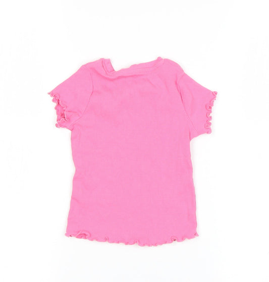 George Girls Pink   Pullover Jumper Size 18-24 Months