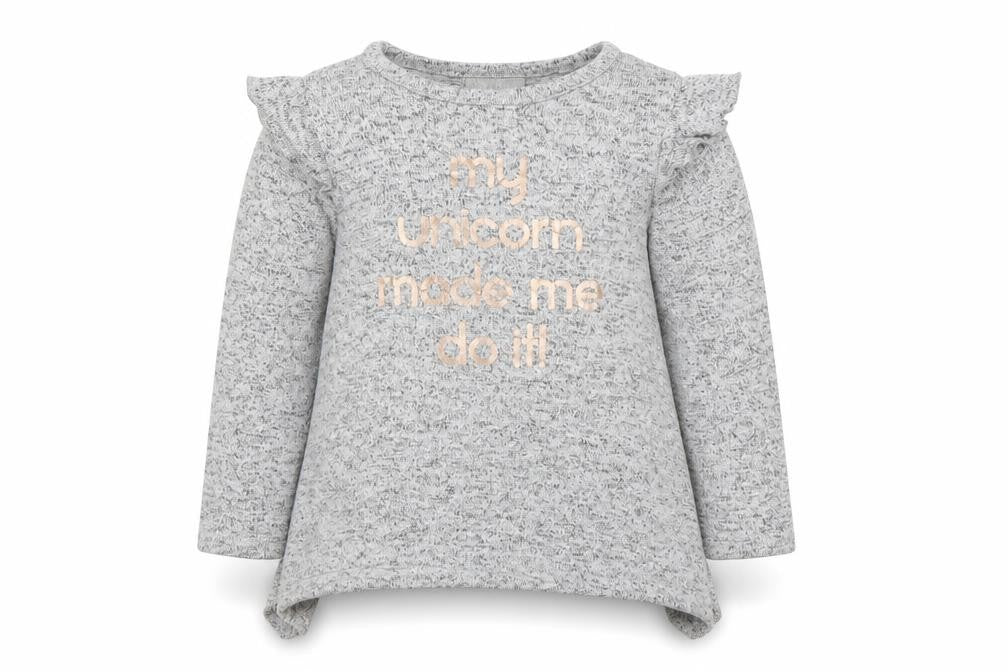 Matalan Girls Grey   Pullover Jumper Size 5 Years