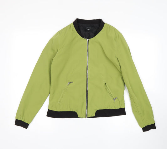 RESERVED Womens Green   Bomber Jacket Jacket Size 8