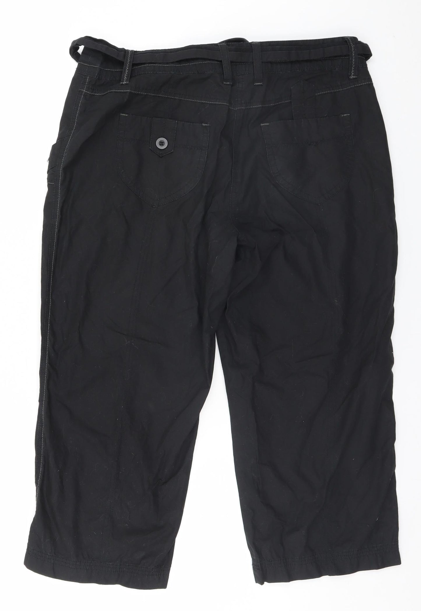 Dorothy Perkins Womens Black   Trousers  Size 14 L22 in