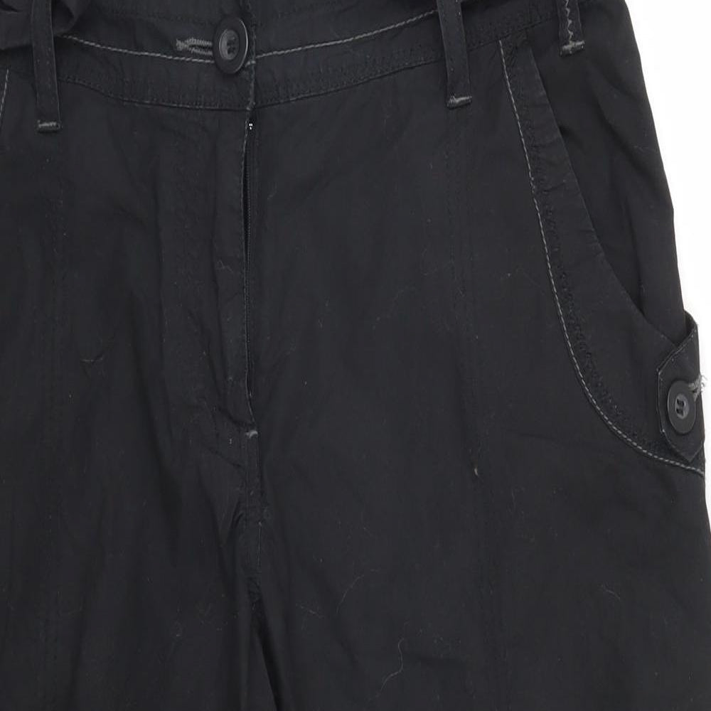 Dorothy Perkins Womens Black   Trousers  Size 14 L22 in