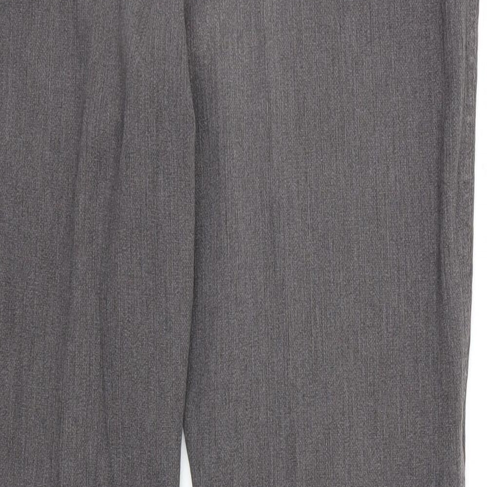 NL Collection Womens Grey   Trousers  Size 16 L28 in