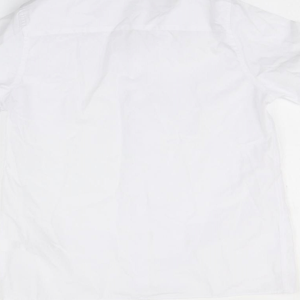 Marks and Spencer Boys White   Basic Button-Up Size 9 Years