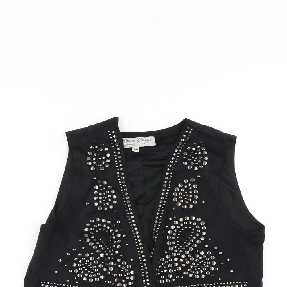 Parisian Womens Black   Cardigan Jumper Size S  - Cropped