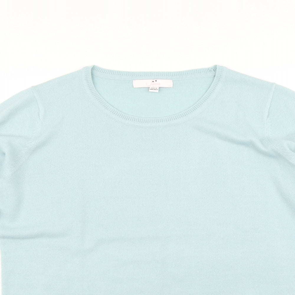 Julipa Womens Blue   Pullover Jumper Size 12