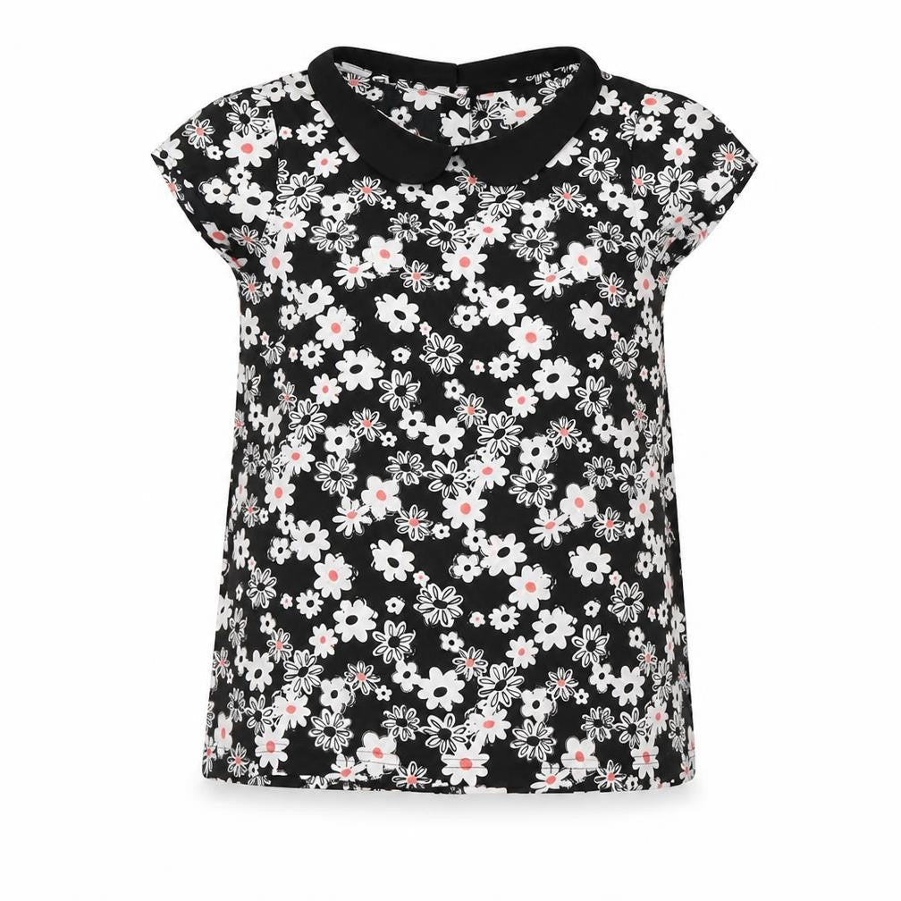 Marks and Spencer Girls Multicoloured Floral  Basic T-Shirt Size 10-11 Years
