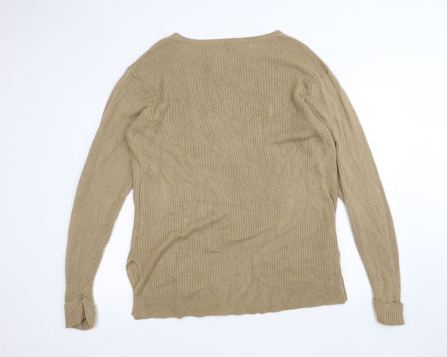 Cotton Traders Womens Brown   Pullover Jumper Size 20