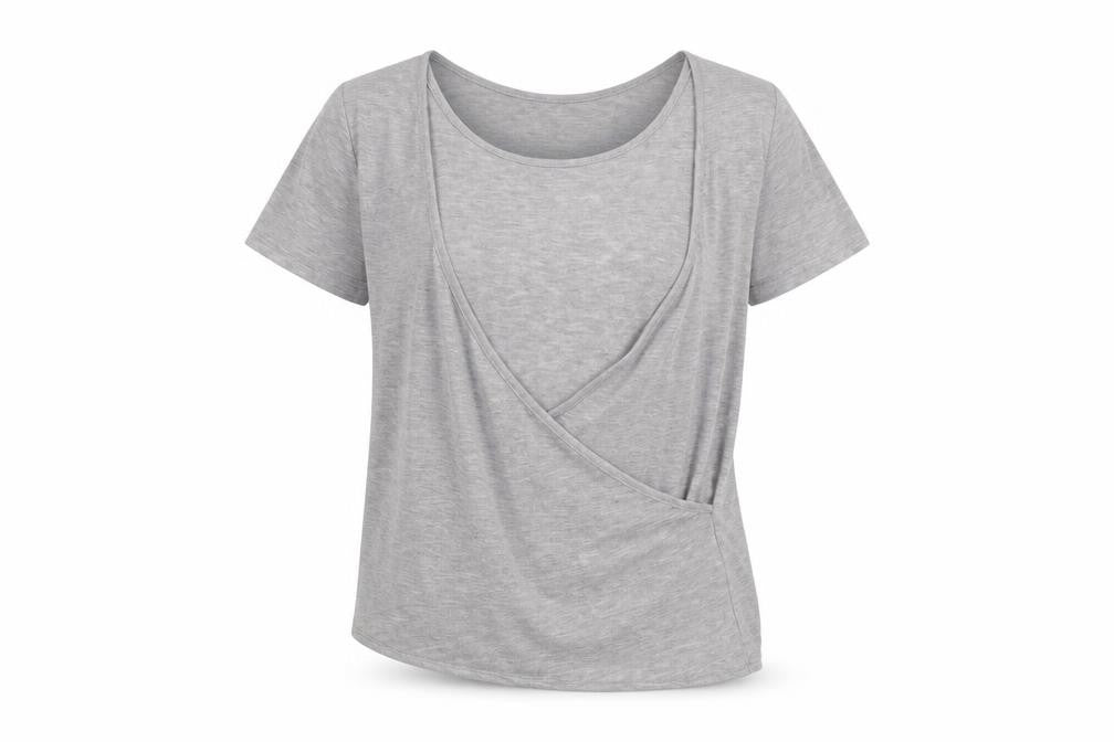 Villa Womens Grey   Basic T-Shirt Size L