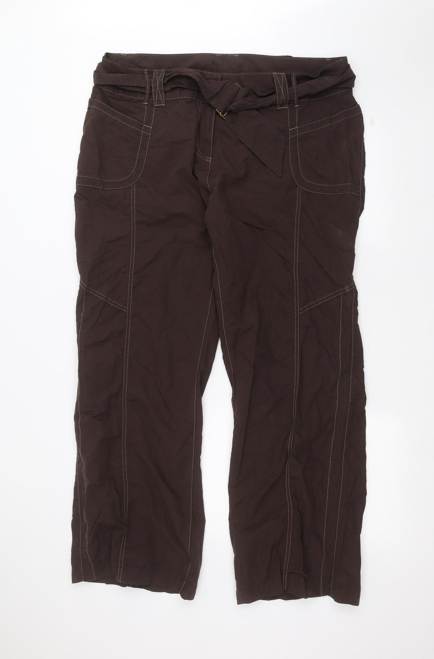 NEXT Womens Brown   Trousers  Size 20 L31 in