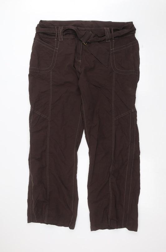 NEXT Womens Brown   Trousers  Size 20 L31 in