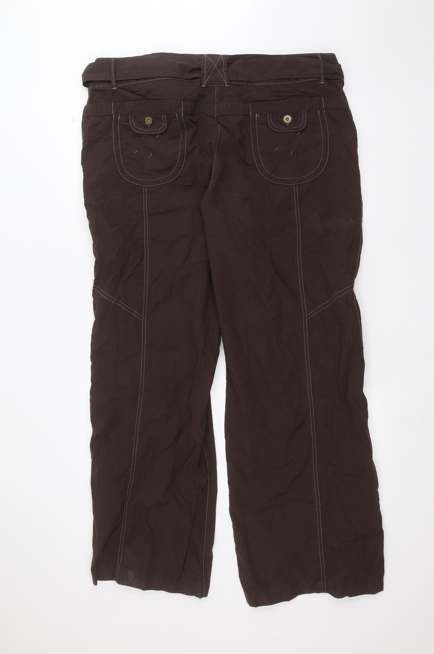 NEXT Womens Brown   Trousers  Size 20 L31 in