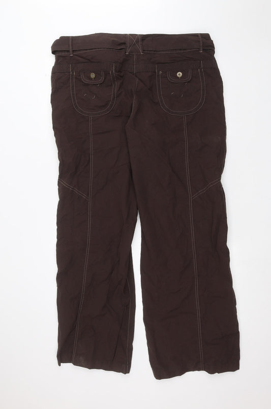 NEXT Womens Brown   Trousers  Size 20 L31 in