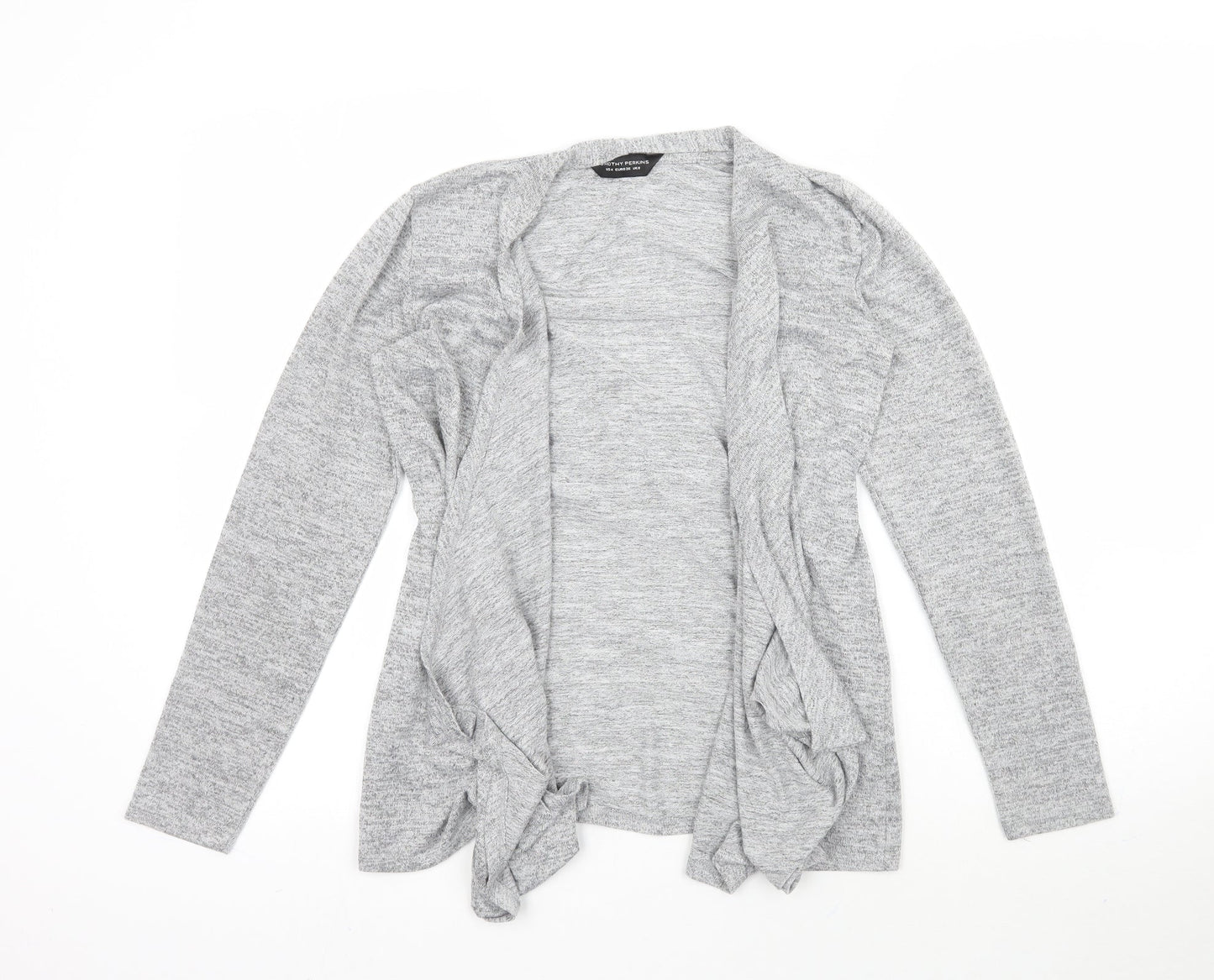 Dorothy Perkins Womens Grey  Knit Cardigan Jumper Size 8