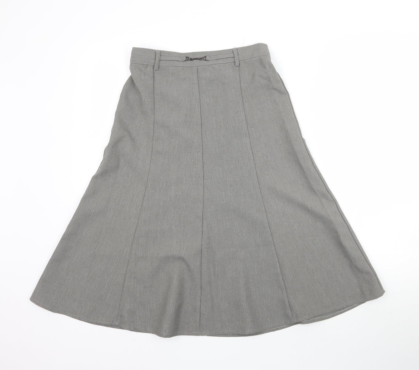 Preworn Womens Grey   A-Line Skirt Size M  - Work Office