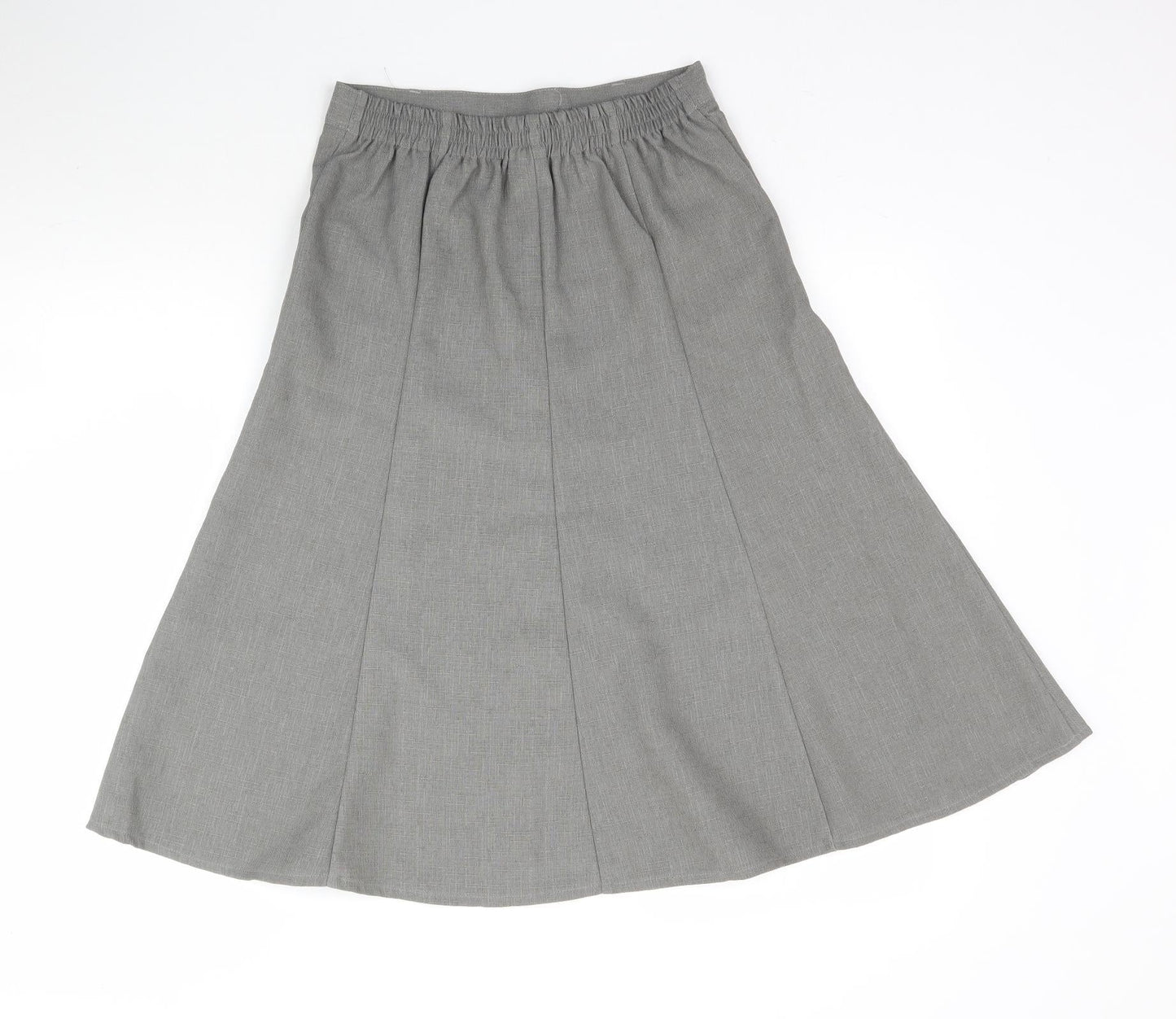 Preworn Womens Grey   A-Line Skirt Size M  - Work Office