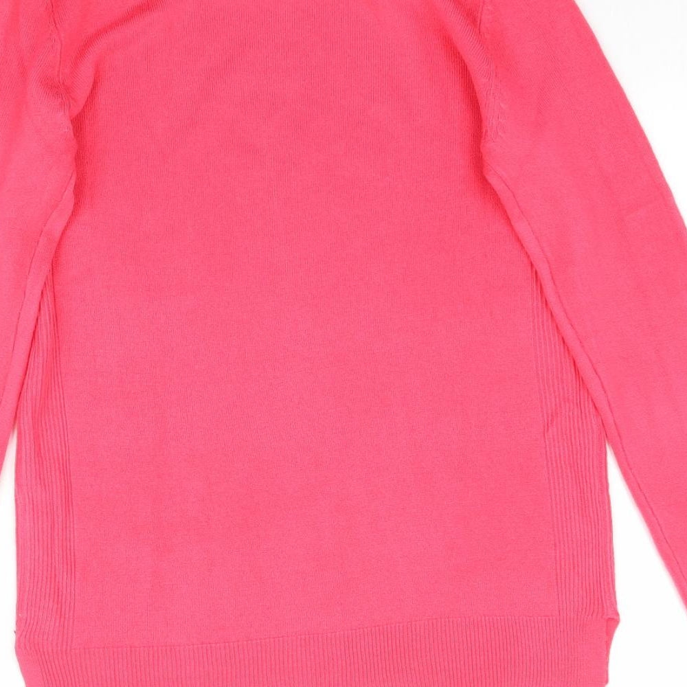 Atmosphere Womens Pink  Knit Pullover Jumper Size 4