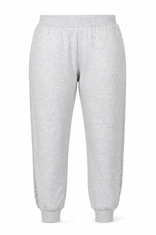 Matalan Womens Grey   Trousers  Size 16 L28 in - Animal Print Detail